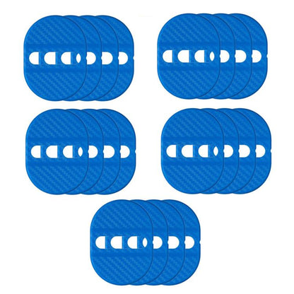 5sets Door Latch Protector Plastic Door Latch Cover Shock Absorbing Noise Reducing Soundproofing Adhesive Sticker