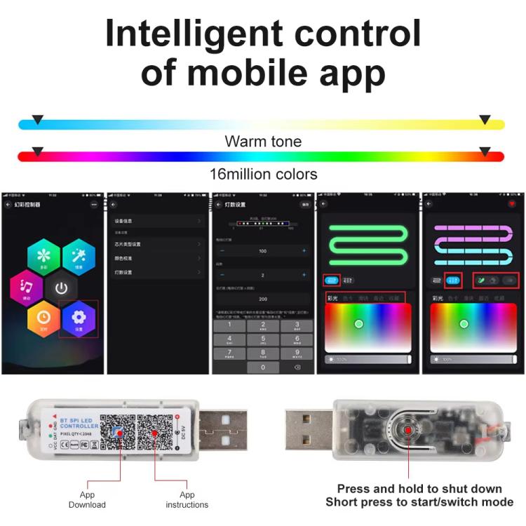 3 Control App Remote Control Colorful Car Interior Ambient Lighting Modified LED Acrylic USB Car Ambient Lighting, 110cm+75cm x 4+35cm+Footlight x 4 10 In 1, 110cm+75cm x 4+35cm 6 In 1, 110cm, 110cm x 2 2 In 1, 110cm x 3 3 In 1, 110cm x 4 4 In 1