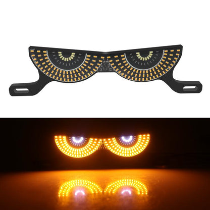 Motorcycle License Plate Screw Light Universal Decorative Accessory Headlight for Customization, Triangle Light White Yellow Flashing, Triangle Light Red Blue Flashing, Semicircular Light White Yellow Flashing, Semicircular Light Red Blue Flashing
