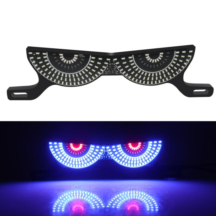 Motorcycle License Plate Screw Light Universal Decorative Accessory Headlight for Customization, Triangle Light White Yellow Flashing, Triangle Light Red Blue Flashing, Semicircular Light White Yellow Flashing, Semicircular Light Red Blue Flashing