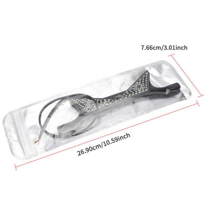 Motorcycle License Plate Screw Light Universal Decorative Accessory Headlight for Customization, Triangle Light White Yellow Flashing, Triangle Light Red Blue Flashing, Semicircular Light White Yellow Flashing, Semicircular Light Red Blue Flashing
