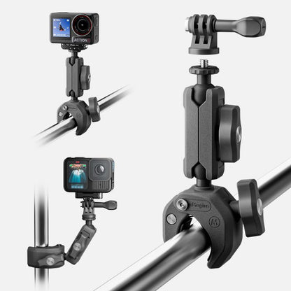 For Insta360, DJI, GoPro Cameras Metal Arm Clamp Holder Cycling Bracket, HM07