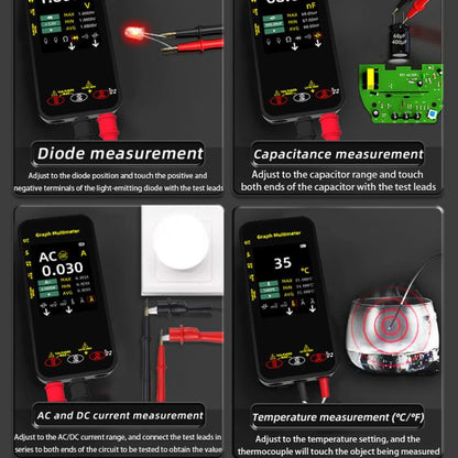 High-Precision Digital Graphic Recording Multimeter Color Screen 20000-Character Multimeter, S500