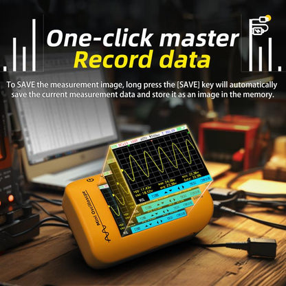 Miniature Oscilloscope Signal Generator Rechargeable Handheld Color Screen 50MHz Oscilloscope, OT4