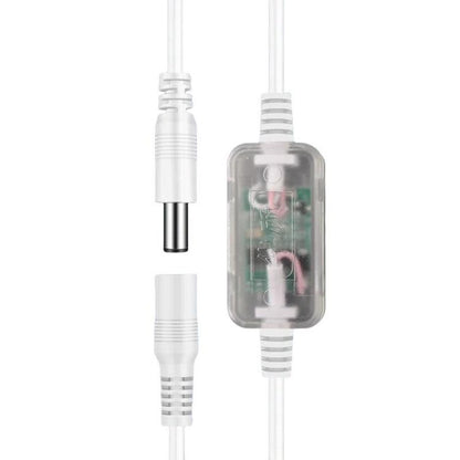 HuaGu 30cm Router Timed Restart Line Controller Power Failure Smart Reset Connection Cable WiFi Relay, 24H White, 24H Black, 24H Transparent, 72H White, 72H Black, 72H Transparent