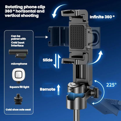 Portable Retractable Bluetooth Selfie Stick For Mobile Phones, P15-H1 Black, P15-H1 White, P15-H2 Black, P15-H2 White