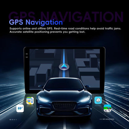 Universal Android 15 Central Control Large Screen Car Wireless Carplay Navigation Integrated Machine, 9 inch 4+64G, 9 inch 4+128G, 10 inch 4+64G, 10 inch 4+128G