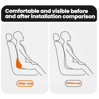 Car Driver Seat Memory Foam Support Lumbar Cushion