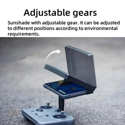 For DJI RC Pro 2 Controller CYNOVA  Sunshade Hood Adjustable Anti-Glare Shield with Multi-Angle Positioning