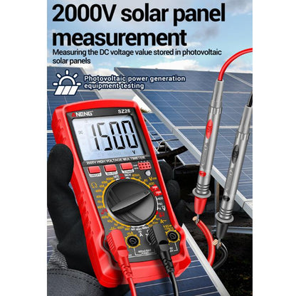 ANENG 2000V High Voltage High Precision Photovoltaic Digital Multimeter, SZ28 Red, SZ28 Black
