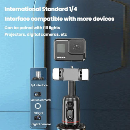 Smart AI Face Recognition Panoramic Tracking Anti-Shake Mobile Phone Gimbal