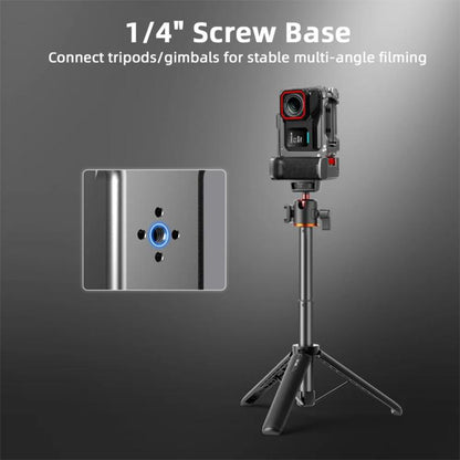 For Insta360 Ace Pro 2 / Ace Pro Flymile Xplorer Grip Kit Street Photography Handle Metal Cage Case, Xplorer Grip