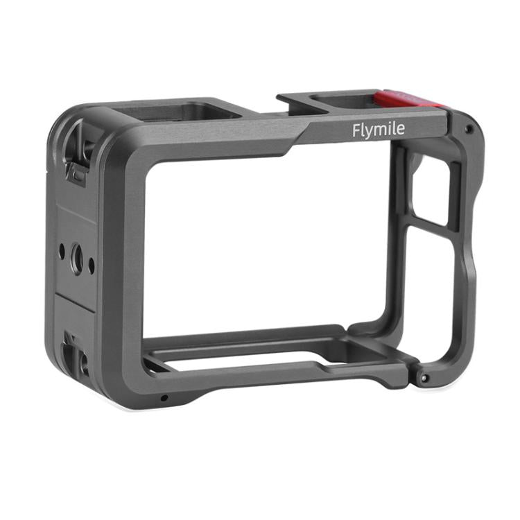 For DJI Action 5 Pro/Action 4/Action 3 Flymile Aluminum Alloy Camera Cage Protective Metal Frame, AC4003 Cage