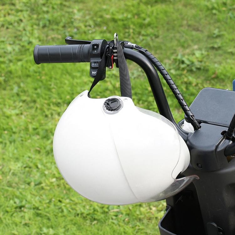 Motorcycle Bicycle Multifunctional Safety Anti-theft Helmet Hook Lock, Three-digit Password Lock