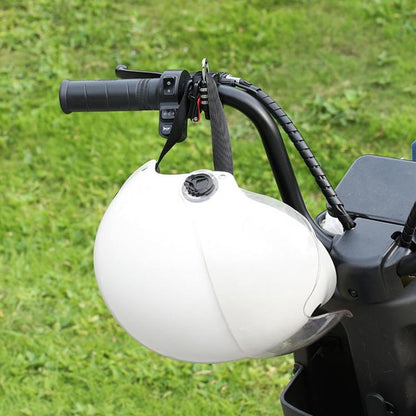 Motorcycle Bicycle Multifunctional Safety Anti-theft Helmet Hook Lock, Three-digit Password Lock