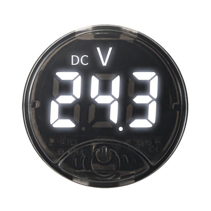 LED Digital Display Circular Voltage Meter, Red DC 7-120V, Green DC 7-120V, Blue DC 7-120V, White DC 7-120V, Red AC 65-265V, Green AC 65-265V, Blue AC 65-265V, White AC 65-265V