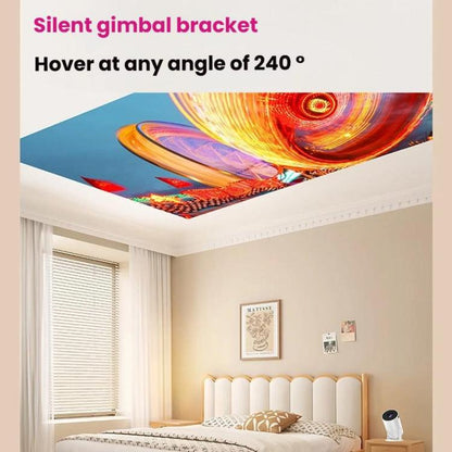 HY200 Home 1080P Projector Mini HD Smart WiFi Projector, US Plug, EU Plug, UK Plug, AU Plug