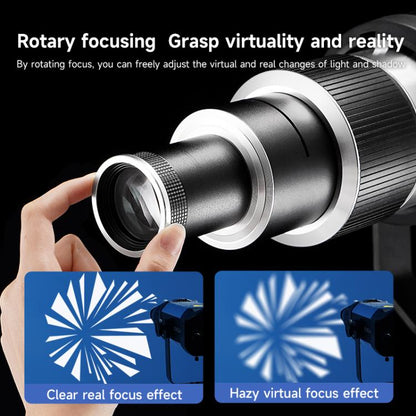 Adjustable Focus DIY Optical Snoot for Bowens Mount Flash Conical Lens Photography Light Modifier, 5 Templates Kit, 25 Templates Kit, 35 Templates Kit