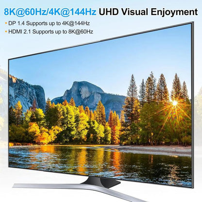 YOUTING YT-203HD 2 In 3 Out KVM USB3.0 Switch, EU Plug, US Plug, UK Plug, AU Plug