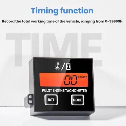 Chain Saw Tachometer Lawn Mower Gasoline Engine Speedometer, Backlight Version