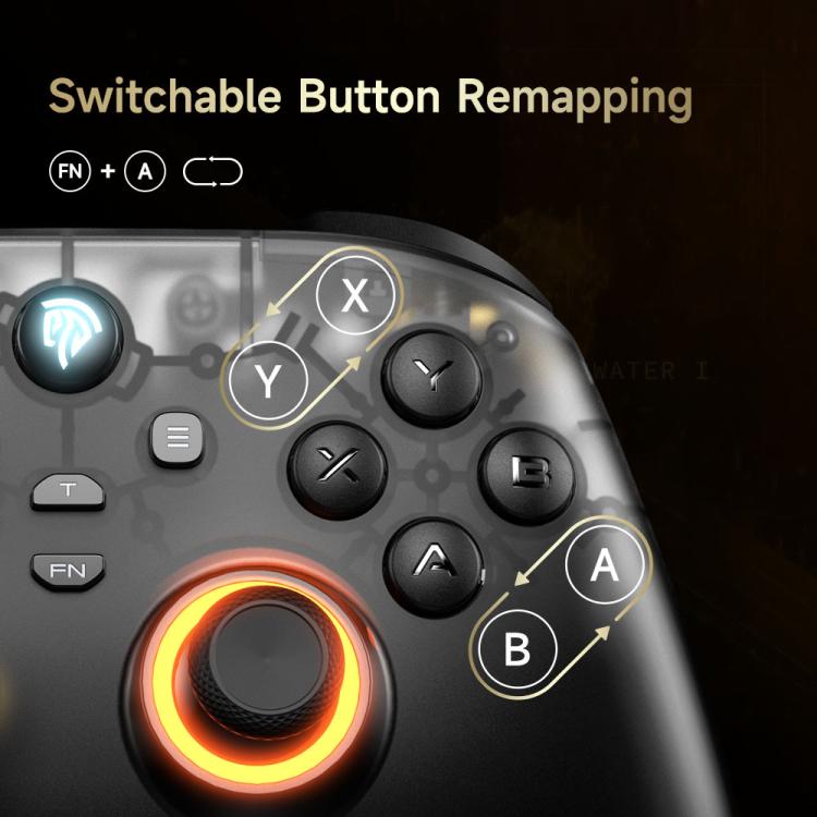 EasySMX D05 Tri-mode Wireless Gaming Controller for PC/Switch/Steam Deck/TV/Phone with Charging Dock