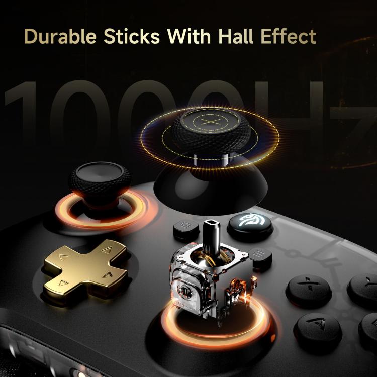 EasySMX D05 Tri-mode Wireless Gaming Controller for PC/Switch/Steam Deck/TV/Phone with Charging Dock