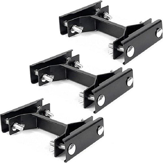 3pcs /Pack Outdoor Umbrella Clamp Holder for Garden Patio Balcony Sun Shade Pole Stabilizer Mounting Bracket