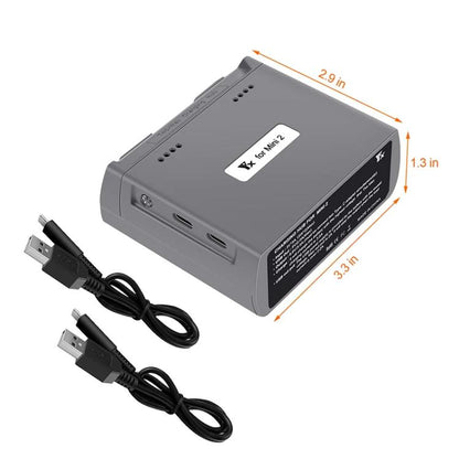 For DJI Mini 2 SE/Mini 2/Mini 4K YX Charger 2-way Battery Charging Hub, For DJI Mini 2 SE/Mini 2  Charging Hub
