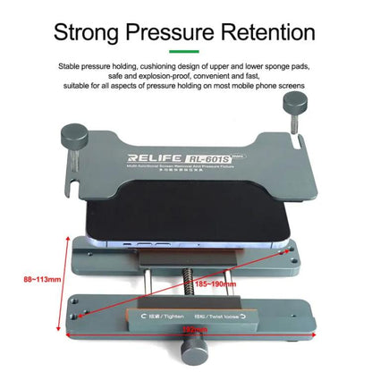Mobile Phone Screen Removal Clamp Easily Remove Glass Back Cover and Secure Screen Mold, RL-601S Mini