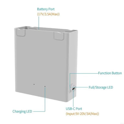 For DJI Avata 2 YX Dual-Channel Battery Charging Hub Smart Maintenance Station