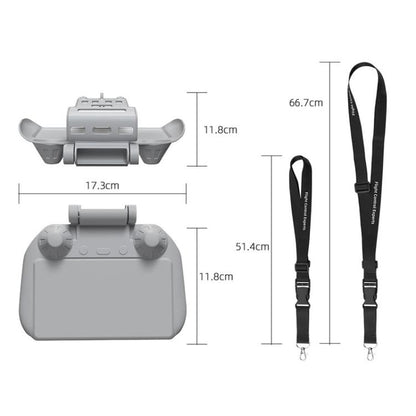 For DJI Mavic Air 2/Mavic 3 Pro BRDRC Remote Control Hood + Hanging Belt