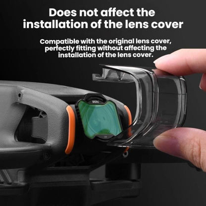 For DJI Avata 2 BRDRC Aluminum Frame Filter Accessories, CPL, ND16, ND32, UV+CPL+ND16, ND8+ND16+ND32, ND8+ND16+ND32+ND64
