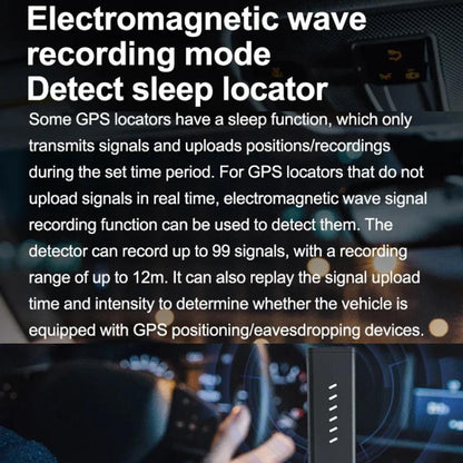 Hotel Camera Anti-Peeping Infrared Detector GPS Positioning Signal Detection Locator, WT18