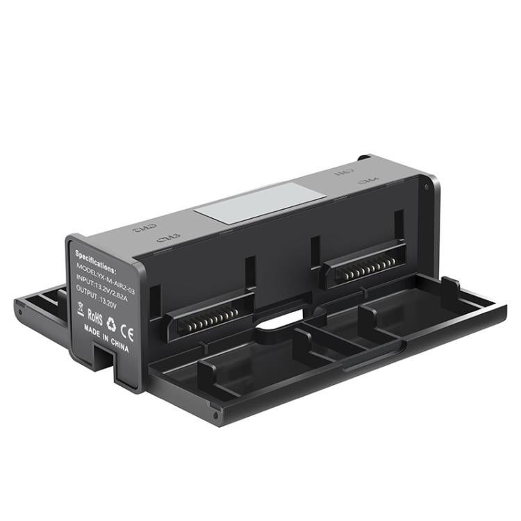 For DJI Mavic Air 2 YX Battery Charger Hub With LCD Display 4-Slot Intelligent Charging Station
