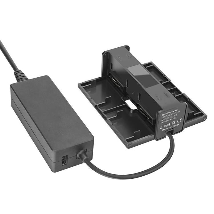 For DJI Mavic Air 2 YX Battery Charger Hub With LCD Display 4-Slot Intelligent Charging Station