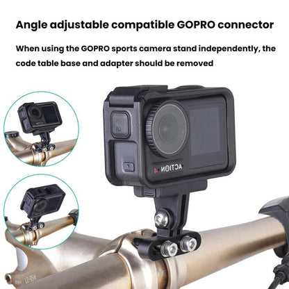 Bicycle Computer Stand Adjustable Angle Extension Rack Mountain Bike Sports Camera Stand, Bicycle Computer Stand