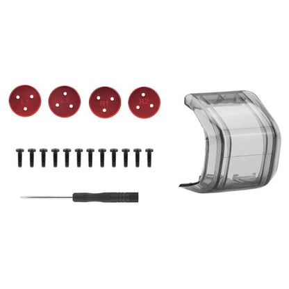 For DJI Avata 2 BRDRC Motor Dust Protection Cover Accessories, Motor Cover, Bottom Cover + Lens Cover, Bottom Cover + Protection Ring