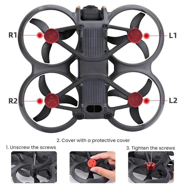 For DJI Avata 2 BRDRC Motor Dust Protection Cover Accessories, Motor Cover