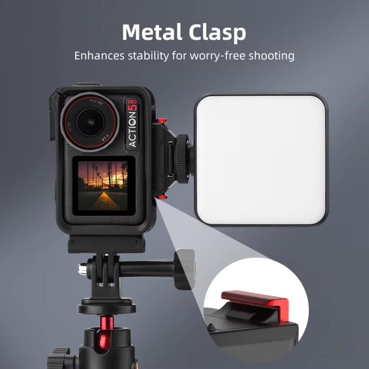 For DJI Osmo Action 5 Pro/Action 4/Action 3 Magnetic Quick Release Adapter with Cold Shoe Mount Base, For DJI Osmo Action 5 Pro