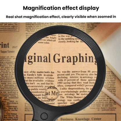 5/10X 30 LEDs Magnifying Glass USB Charging Neck Worn Handheld For Reading Maintenance, 5/10X