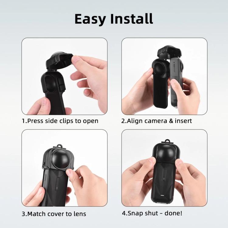 For Insta360 X5 Flymile Lens & Screen Protective Cover Anti-Scratch Gimbal Guard Shield