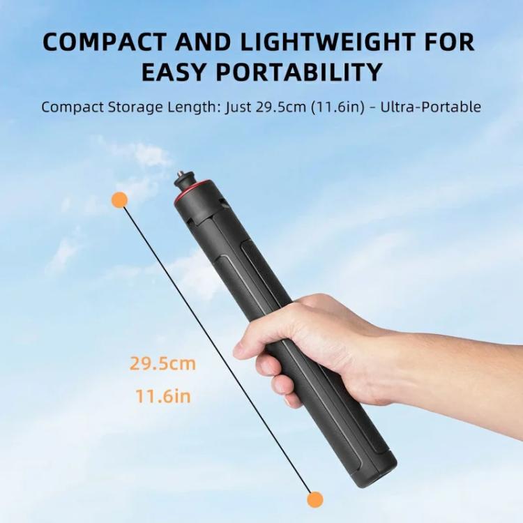Extendable Selfie Stick Tripod For Action Cameras One-Button Quick Setup Monopod With Wide-Angle View, Flymile 1.4m, Flymile 1.6m