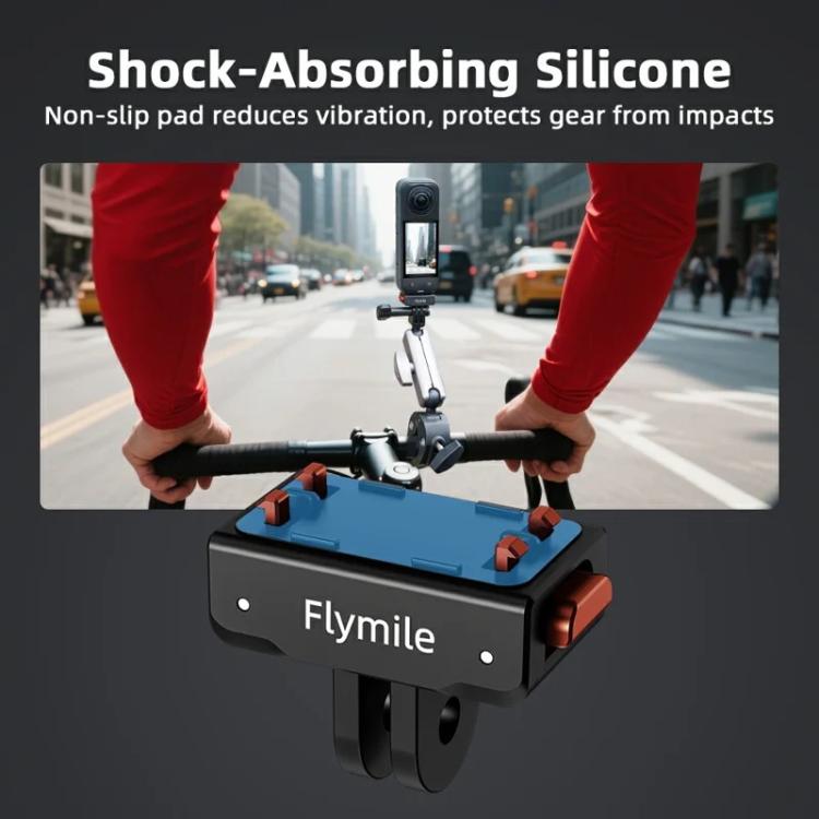 Flymile Plastic Magnetic Quick-Release Base For Insta360 Ace Pro 2/X5/X4/X3/X2/Ace Pro/Ace, 2-claw