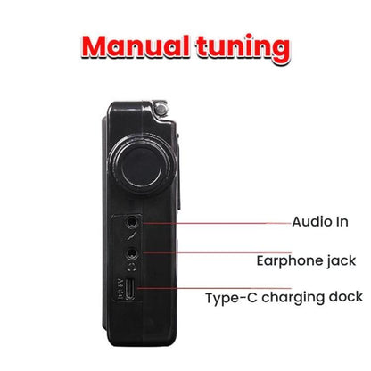 OJADE OE-2401 Full-Band Full-Channel Portable High Sensitivity Digital Display Bluetooth Stereo Radio