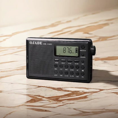 OJADE OE-2401 Full-Band Full-Channel Portable High Sensitivity Digital Display Bluetooth Stereo Radio