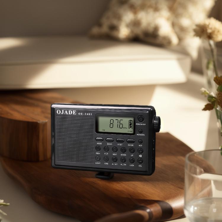 OJADE OE-2401 Full-Band Full-Channel Portable High Sensitivity Digital Display Bluetooth Stereo Radio