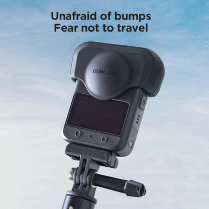 For DJI Osmo 360 Action Camera CYNOVA Silicone Lens Cap Shockproof Anti-Scratch Protective Case, Lens Cap