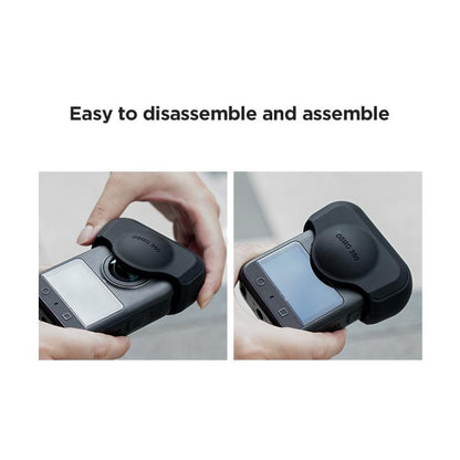 For DJI Osmo 360 Action Camera CYNOVA Silicone Lens Cap Shockproof Anti-Scratch Protective Case, Lens Cap