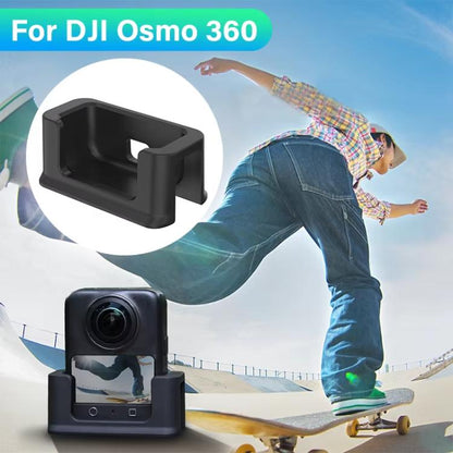 For DJI Osmo 360 Action Camera CYNOVA Silicone Mount Base Desktop & Car Holder, Desktop Base