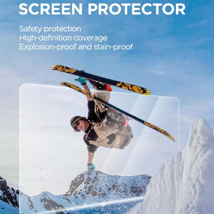For DJI Osmo 360 CYNOVA 2pcs /Pack Tempered Glass Screen Protector 9H Hardness Anti-Scratch Camera Lens Film, Tempered Glass Screen Protector
